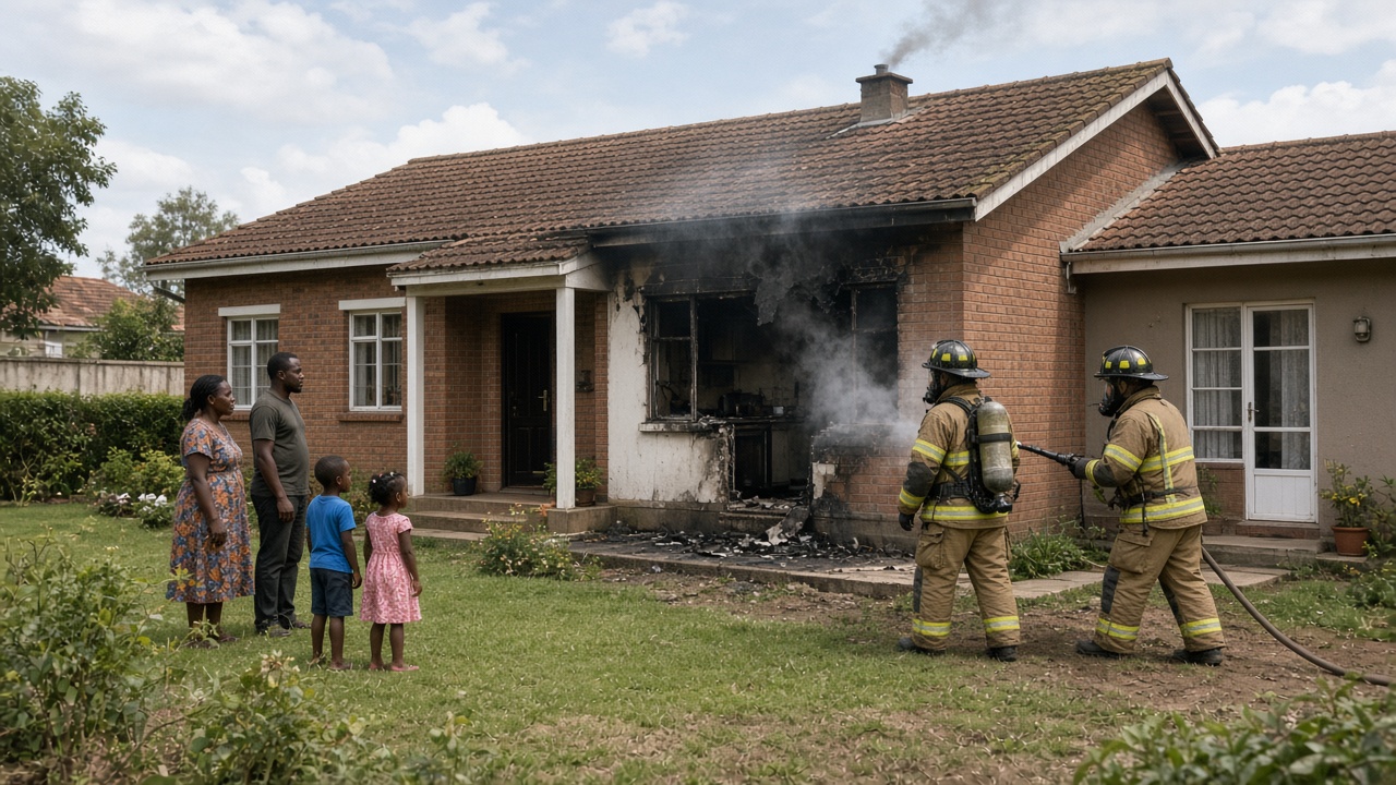 Home after a fire